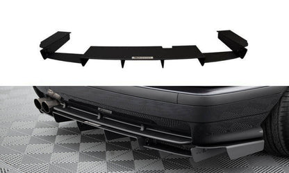 Street Pro Heckansatz Diffusor passend für BMW M3 / 3 M-Paket E36 Coupe schwarz matt