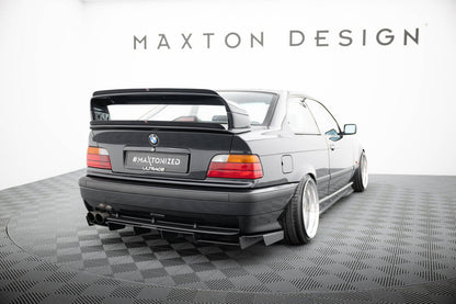 Street Pro Heckansatz Diffusor passend für BMW M3 / 3 M-Paket E36 Coupe schwarz matt