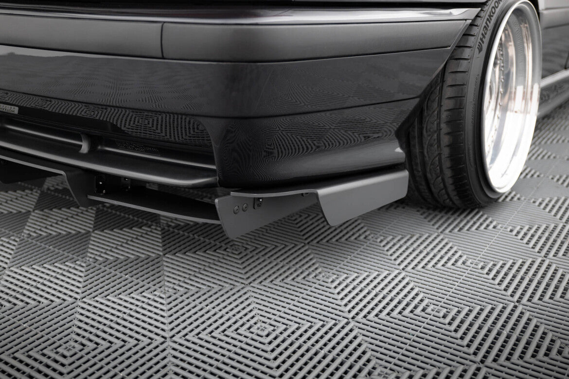 Street Pro Heckansatz Diffusor passend für BMW M3 / 3 M-Paket E36 Coupe schwarz matt