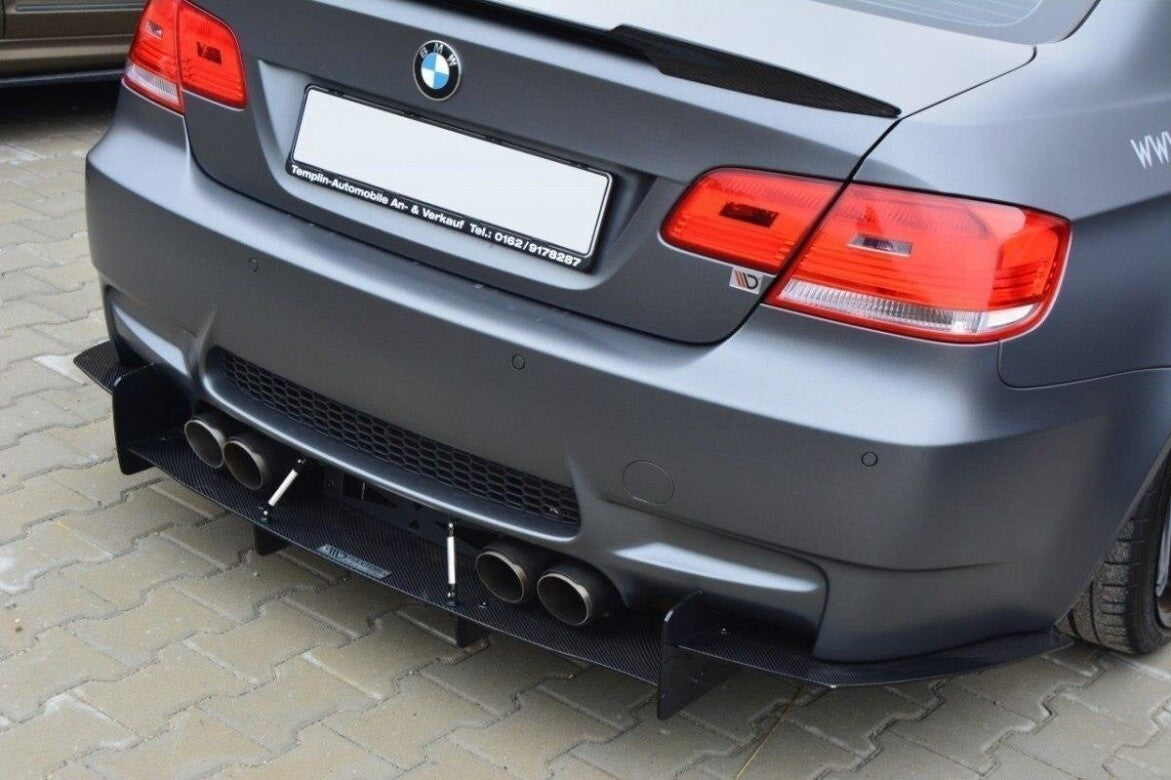 Street Pro Heckansatz Diffusor passend für BMW M3 E92 / E93 schwarz matt