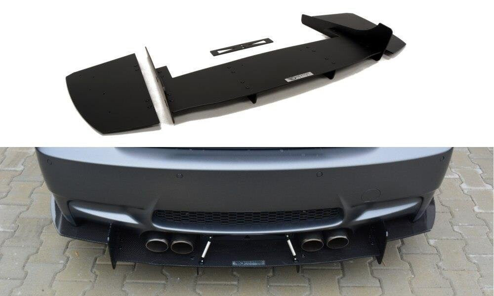 Street Pro Heckansatz Diffusor passend für BMW M3 E92 / E93 schwarz matt