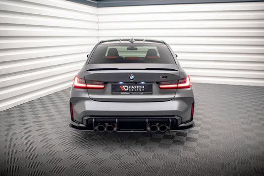 Street Pro Heckansatz Diffusor passend für BMW M3 G80 roter Kern