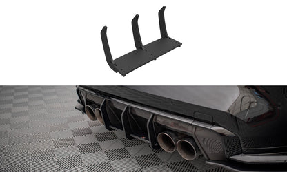 Street Pro Heckansatz Diffusor passend für BMW M3 Limousine / Touring G80 schwarz matt