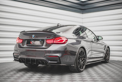 Street Pro Heckansatz Diffusor passend für BMW M4 F82 schwarz matt