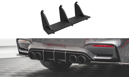 Street Pro Heckansatz Diffusor passend für BMW M4 F82 schwarz matt