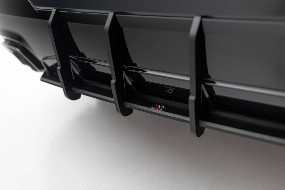 Street Pro Heckansatz Diffusor passend für BMW M440i G22 / G23 / G22 FL / G23 FL schwarz matt