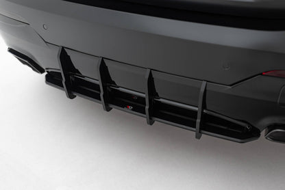 Street Pro Heckansatz Diffusor passend für BMW M440i G22 / G23 / G22 FL / G23 FL schwarz matt