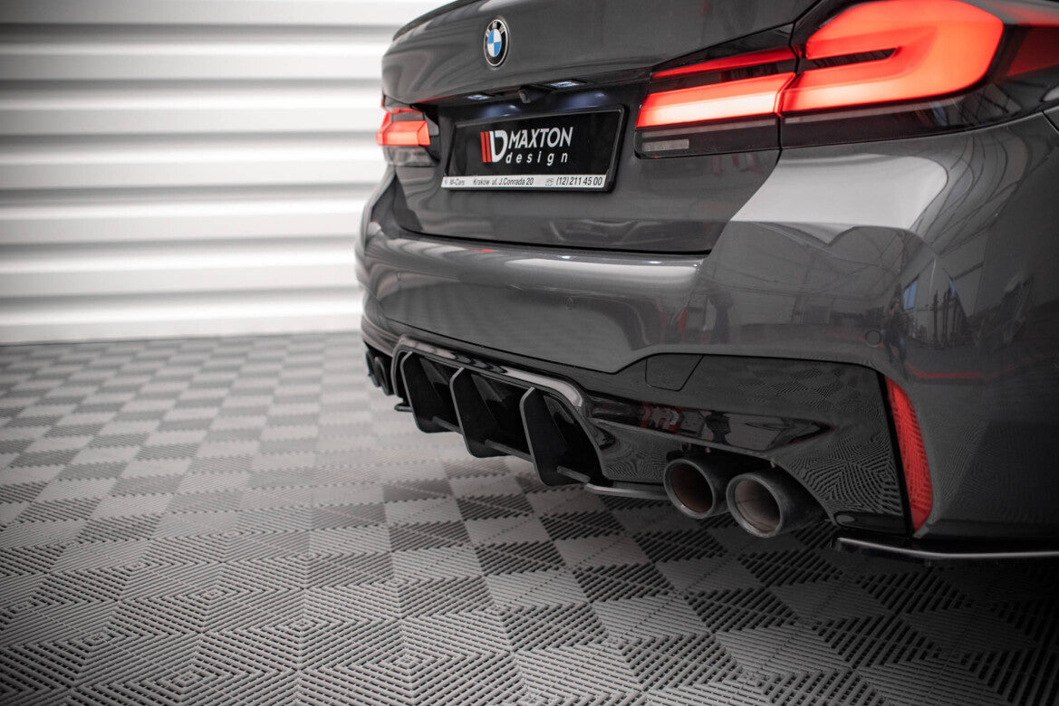 Street Pro Heckansatz Diffusor passend für BMW M5 F90 schwarz matt