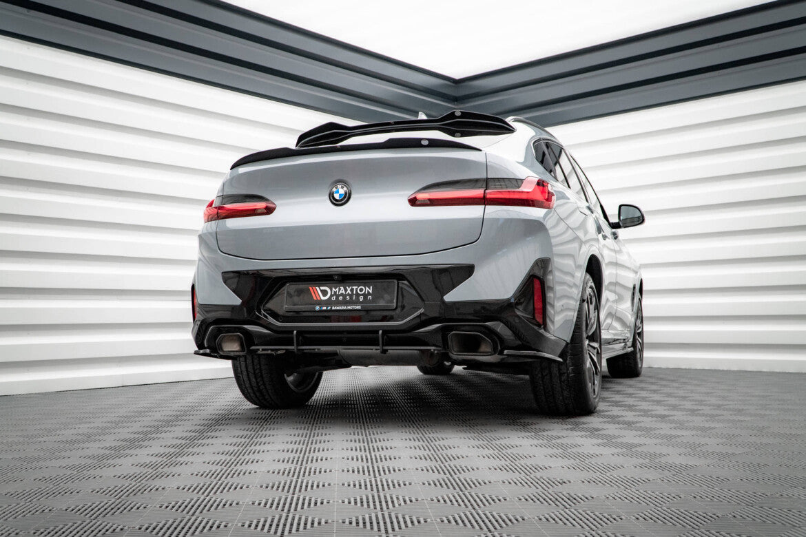Street Pro Heckansatz Diffusor passend für BMW X4 M-Paket G02 FL schwarz matt