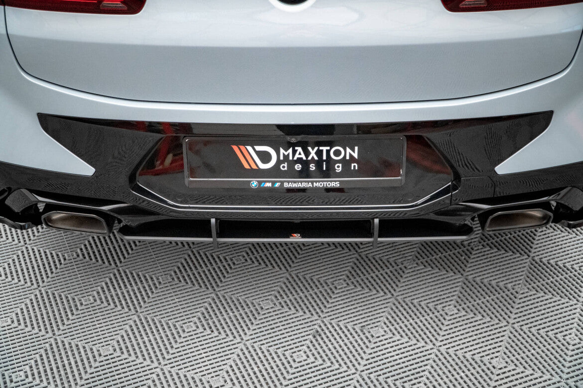 Street Pro Heckansatz Diffusor passend für BMW X4 M-Paket G02 FL schwarz matt