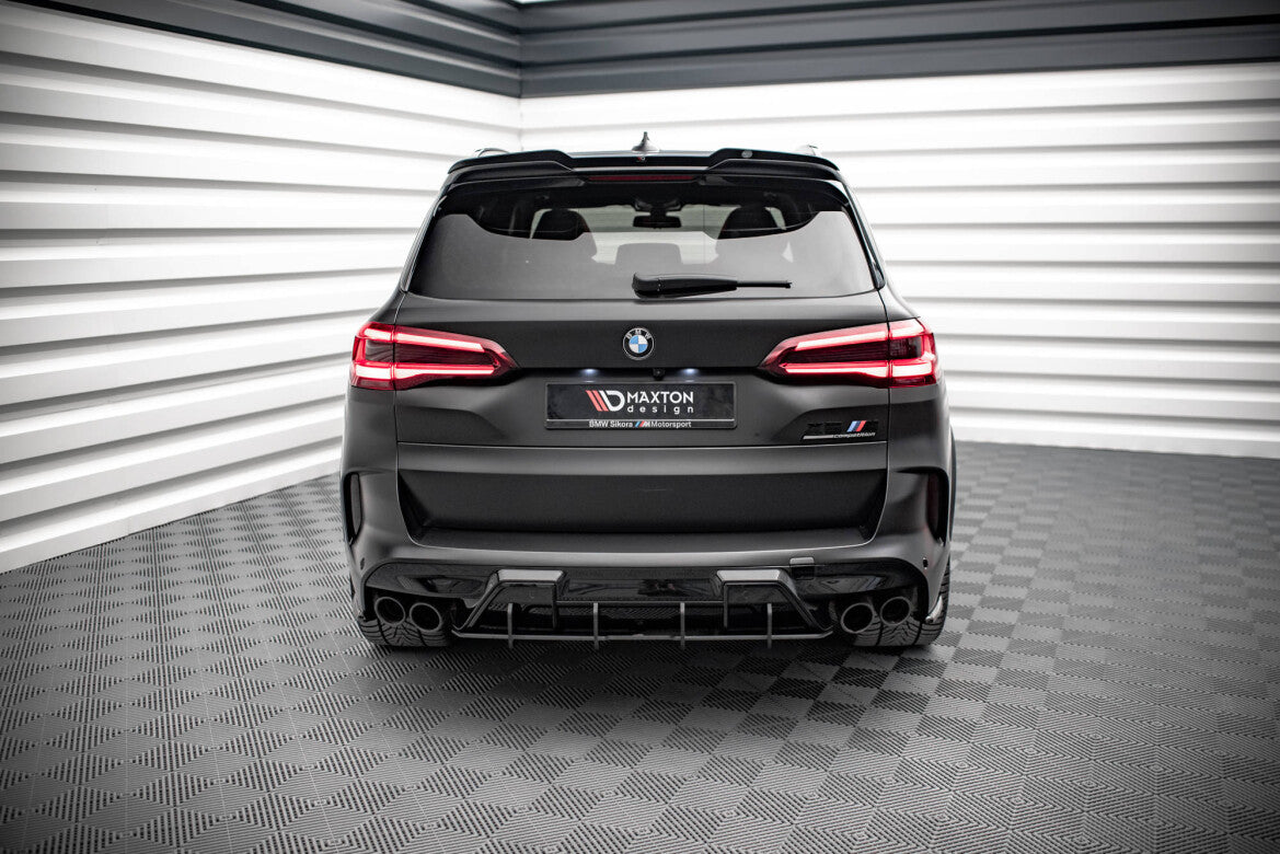 Street Pro Heckansatz Diffusor passend für BMW X5M F95 / F95 FL schwarz matt