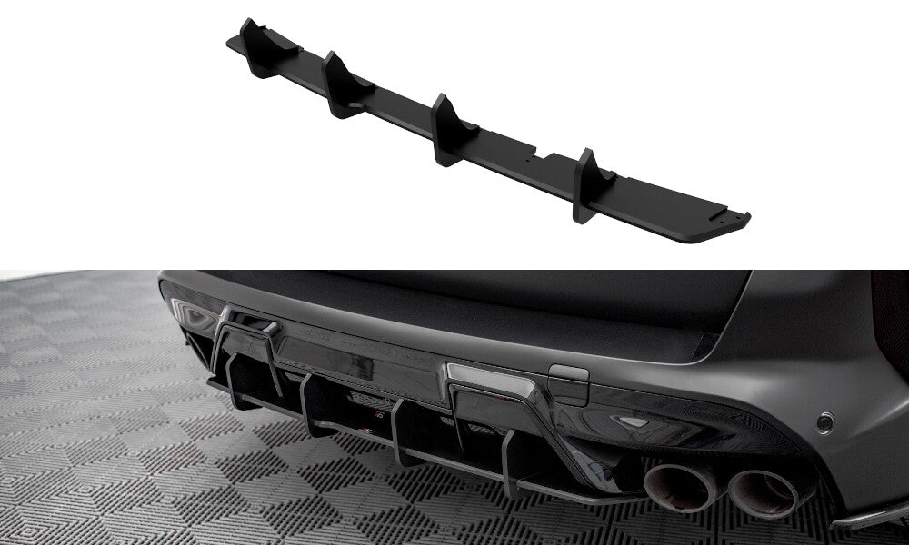 Street Pro Heckansatz Diffusor passend für BMW X5M F95 / F95 FL schwarz matt