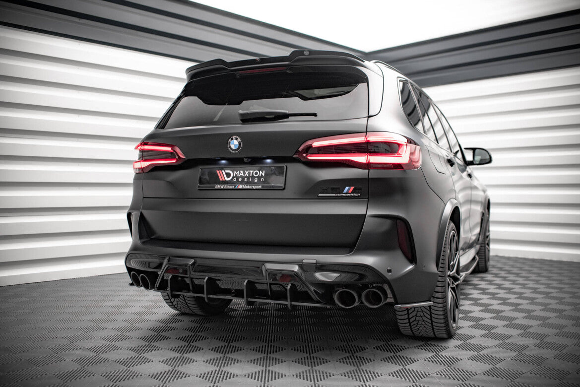 Street Pro Heckansatz Diffusor passend für BMW X5M F95 / F95 FL schwarz matt