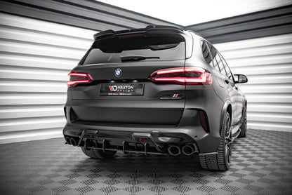 Street Pro Heckansatz Diffusor passend für BMW X5M F95 / F95 FL schwarz matt