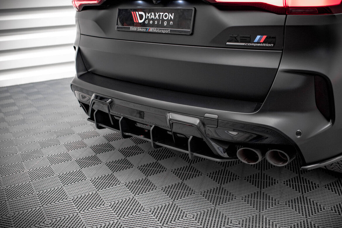 Street Pro Heckansatz Diffusor passend für BMW X5M F95 / F95 FL schwarz matt