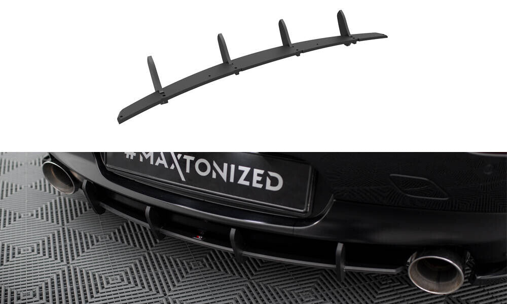 Street Pro Heckansatz Diffusor passend für BMW Z4 M-Paket E89 FL schwarz matt