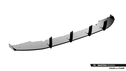 Street Pro Heckansatz Diffusor passend für CUPRA Born Mk1 schwarz matt + Hochglanz Flaps