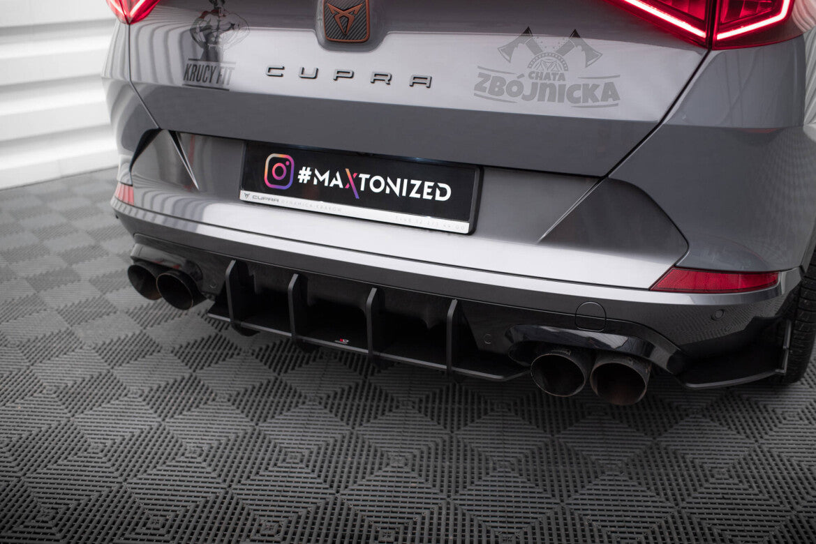 Street Pro Heckansatz Diffusor passend für CUPRA Formentor Mk1 schwarz matt