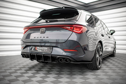 Street Pro Heckansatz Diffusor passend für CUPRA Leon ST Mk1 FL schwarz matt