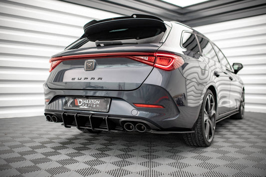 Street Pro Heckansatz Diffusor passend für CUPRA Leon ST Mk1 FL schwarz matt