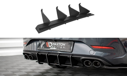 Street Pro Heckansatz Diffusor passend für CUPRA Leon ST Mk1 FL schwarz matt