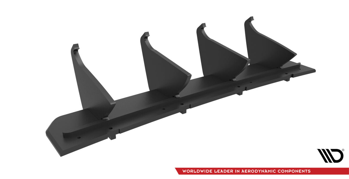 Street Pro Heckansatz Diffusor passend für CUPRA Leon ST Mk1 FL schwarz matt
