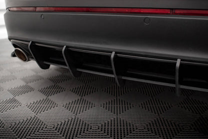 Street Pro Heckansatz Diffusor passend für Ford Edge Mk2 schwarz matt