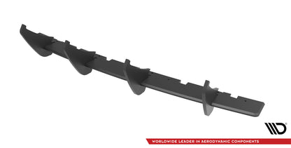 Street Pro Heckansatz Diffusor passend für Ford Edge Mk2 schwarz matt