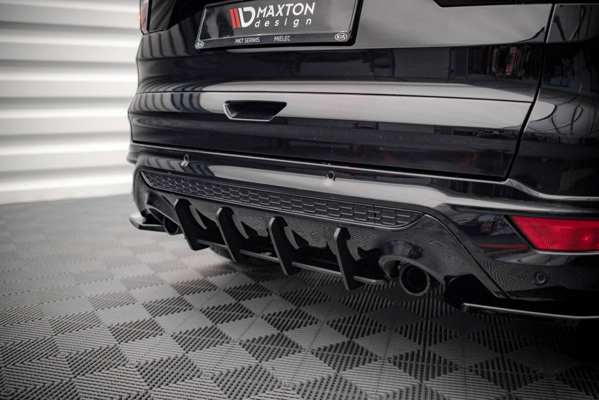 Street Pro Heckansatz Diffusor passend für Ford Escape ST-Line Mk3 schwarz matt