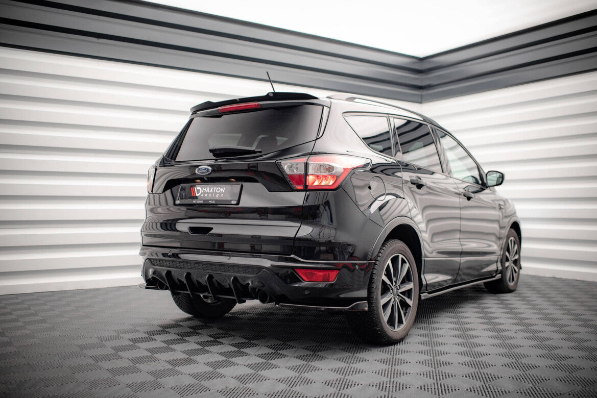 Street Pro Heckansatz Diffusor passend für Ford Escape ST-Line Mk3 schwarz matt