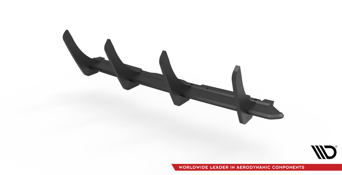Street Pro Heckansatz Diffusor passend für Ford Escape ST-Line Mk3 schwarz matt