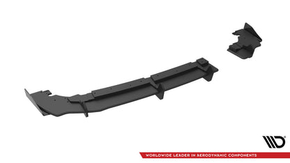 Street Pro Heckansatz Diffusor passend für Ford Fiesta Mk8 ST schwarz matt + Hochglanz Flaps