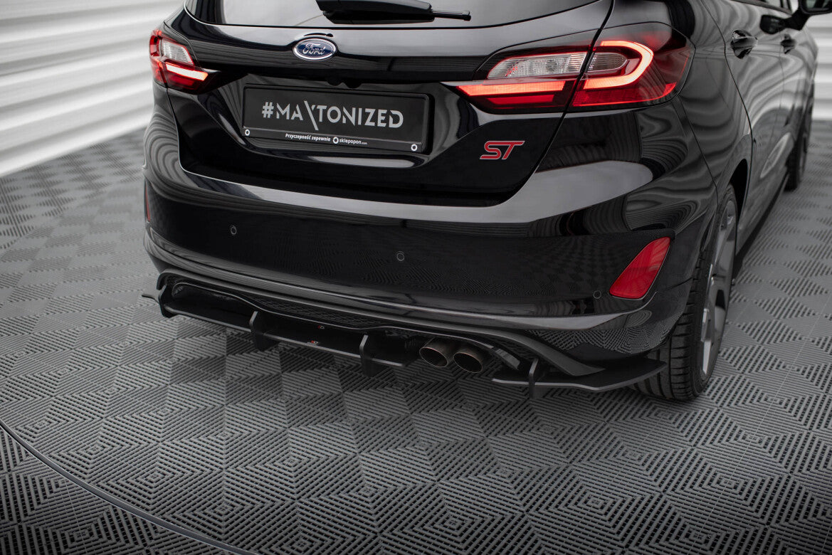 Street Pro Heckansatz Diffusor passend für Ford Fiesta Mk8 ST schwarz matt
