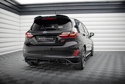 Street Pro Heckansatz Diffusor passend für Ford Fiesta Mk8 ST schwarz matt