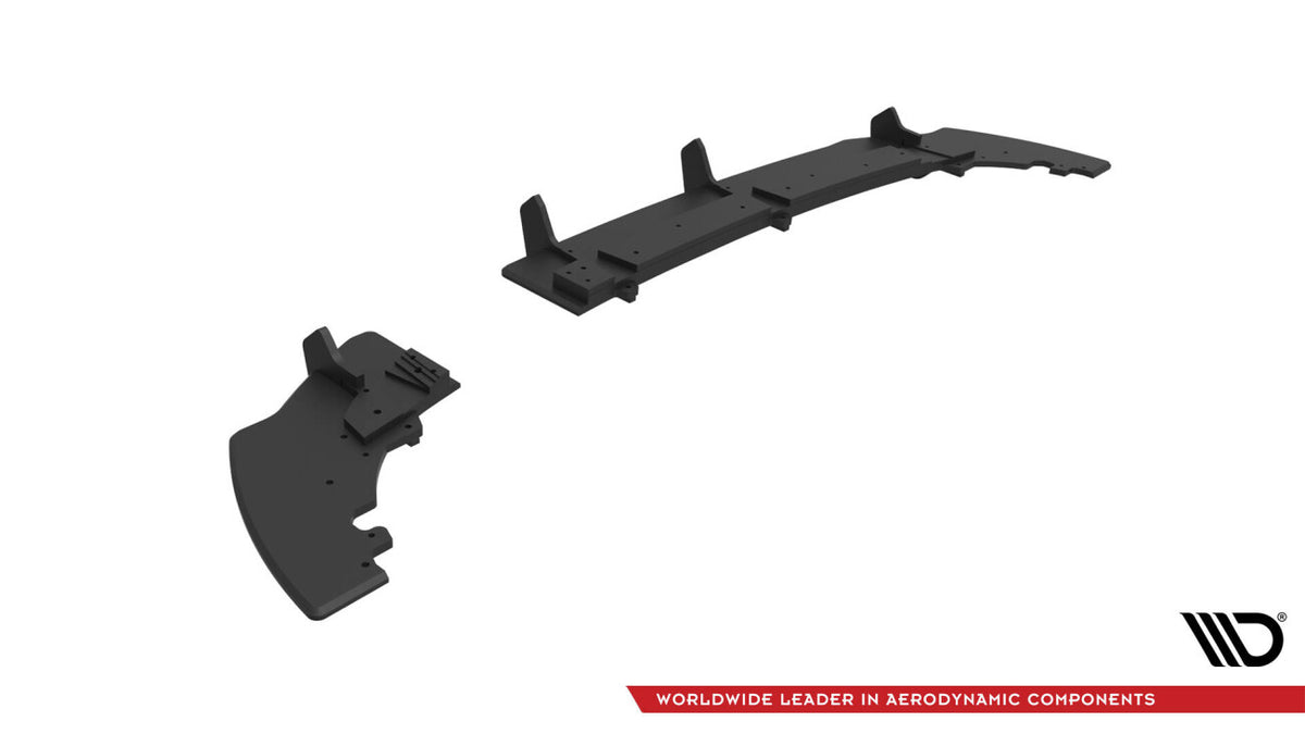 Street Pro Heckansatz Diffusor passend für Ford Fiesta Mk8 ST schwarz matt