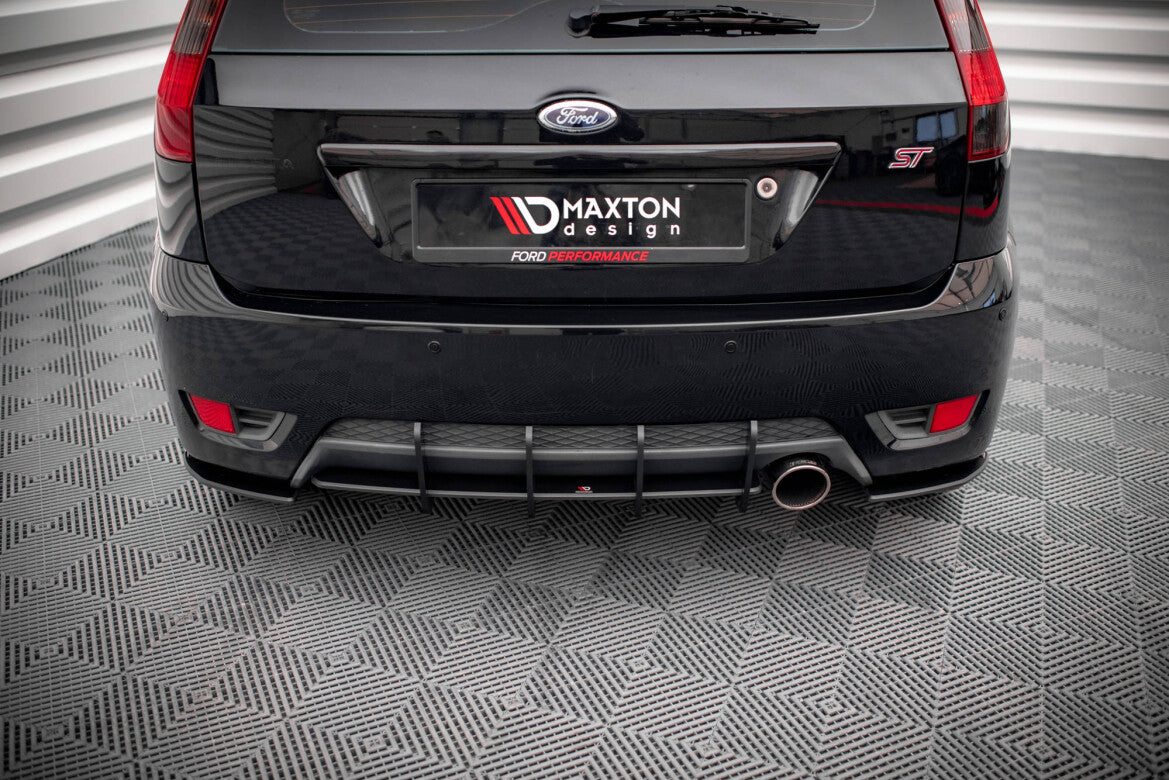 Street Pro Heckansatz Diffusor passend für Ford Fiesta ST Mk6 schwarz matt