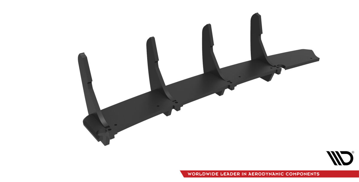 Street Pro Heckansatz Diffusor passend für Ford Fiesta ST Mk6 schwarz matt
