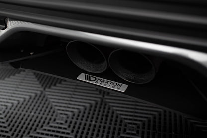 Street Pro Heckansatz Diffusor passend für Ford Focus ST Mk3 FL schwarz matt