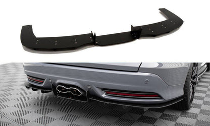 Street Pro Heckansatz Diffusor passend für Ford Focus ST Mk3 Kombi schwarz matt