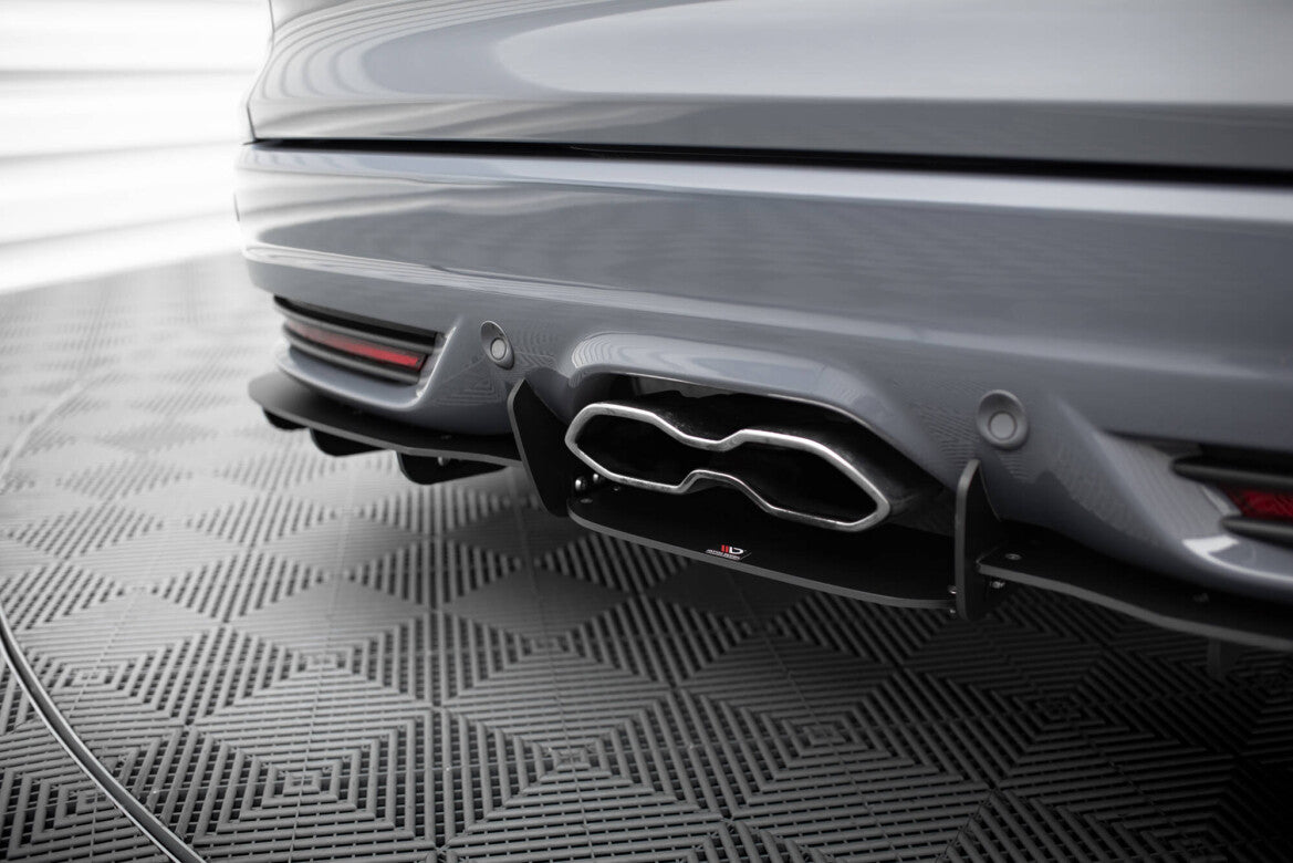 Street Pro Heckansatz Diffusor passend für Ford Focus ST Mk3 Kombi schwarz matt