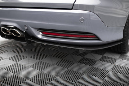 Street Pro Heckansatz Diffusor passend für Ford Focus ST Mk3 Kombi schwarz matt
