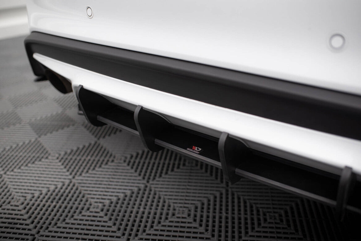 Street Pro Heckansatz Diffusor passend für Ford Focus ST Mk4 schwarz matt