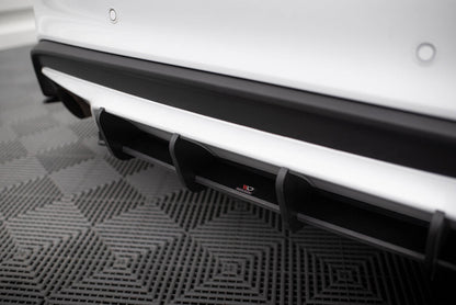 Street Pro Heckansatz Diffusor passend für Ford Focus ST Mk4 schwarz matt
