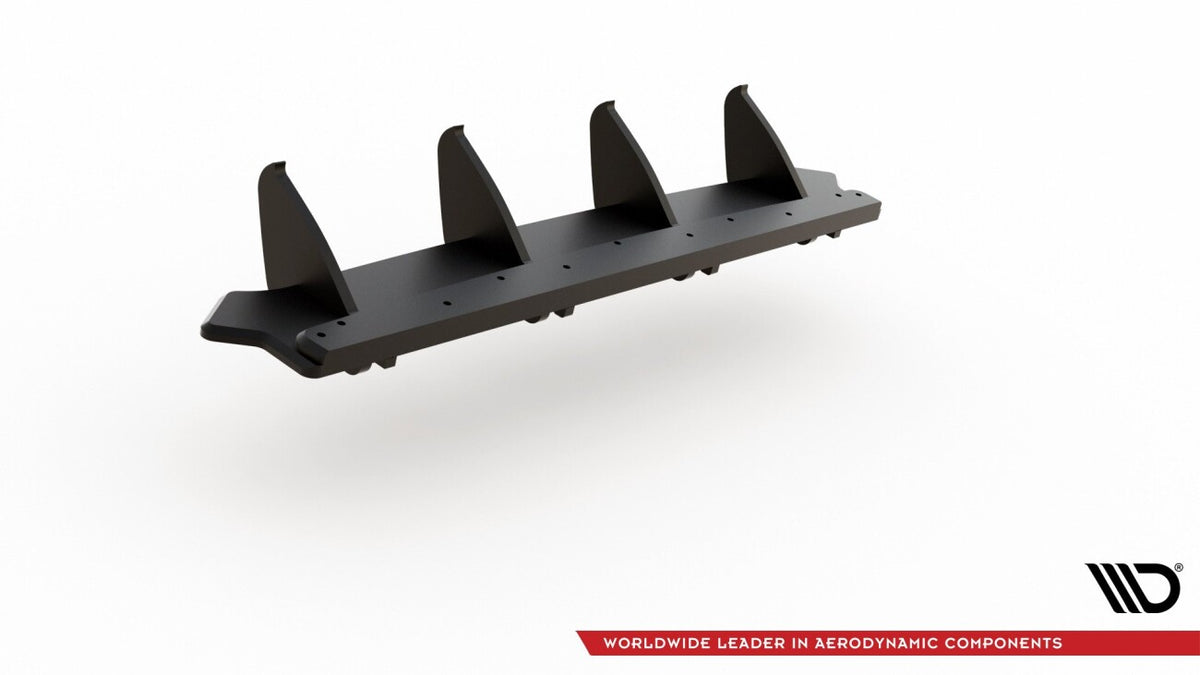 Street Pro Heckansatz Diffusor passend für Ford Focus ST Mk4 schwarz matt