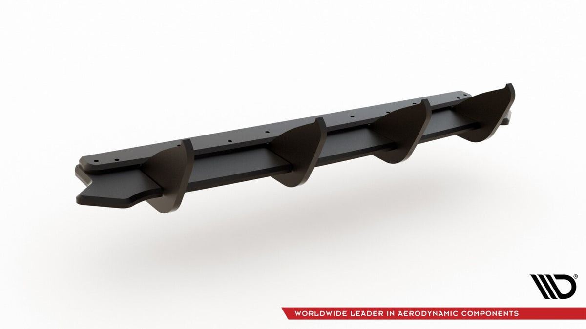 Street Pro Heckansatz Diffusor passend für Ford Focus ST Mk4 schwarz matt