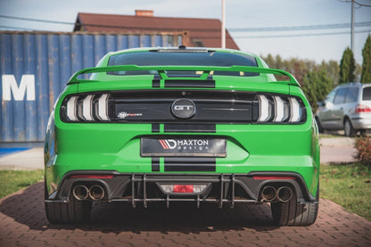 Street Pro Heckansatz Diffusor passend für Ford Mustang GT Mk6 FL schwarz matt