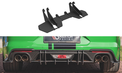 Street Pro Heckansatz Diffusor passend für Ford Mustang GT Mk6 FL schwarz matt