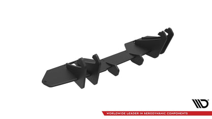 Street Pro Heckansatz Diffusor passend für Ford Mustang GT Mk6 FL schwarz matt