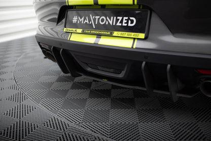 Street Pro Heckansatz Diffusor passend für Ford Mustang GT Mk6 Roush Performance schwarz matt