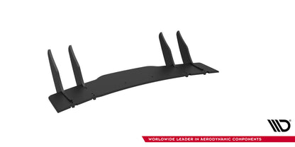 Street Pro Heckansatz Diffusor passend für Ford Mustang GT Mk6 schwarz-rot
